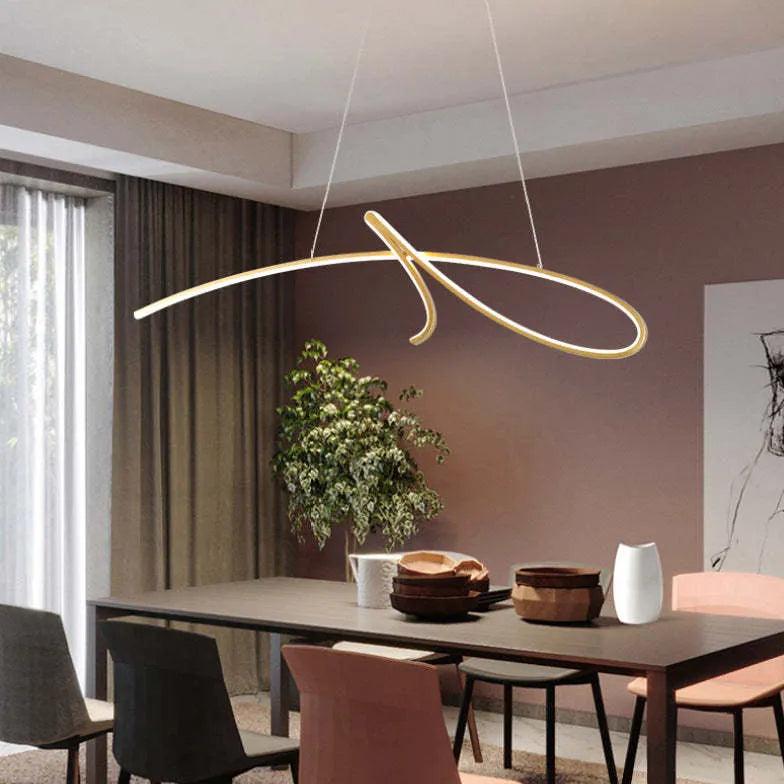 Suspension linéaire LED en aluminium pour cuisine | boxzora