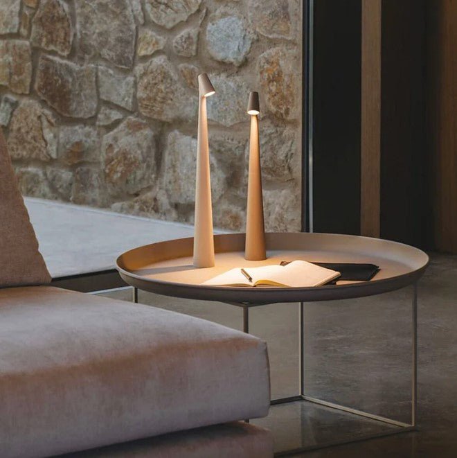 Kabellose Nordic-LED-Tischlampe – skandinavisches minimalistisches Design