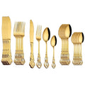 RoyalCutlery 24-Piece Stainless Steel Cutlery Set
