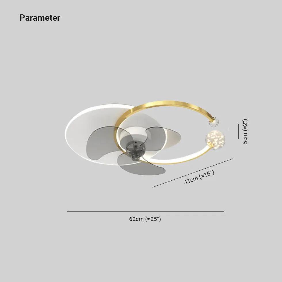 Modern Luxury Fan for Ceiling Light in Bedroom | boxzora