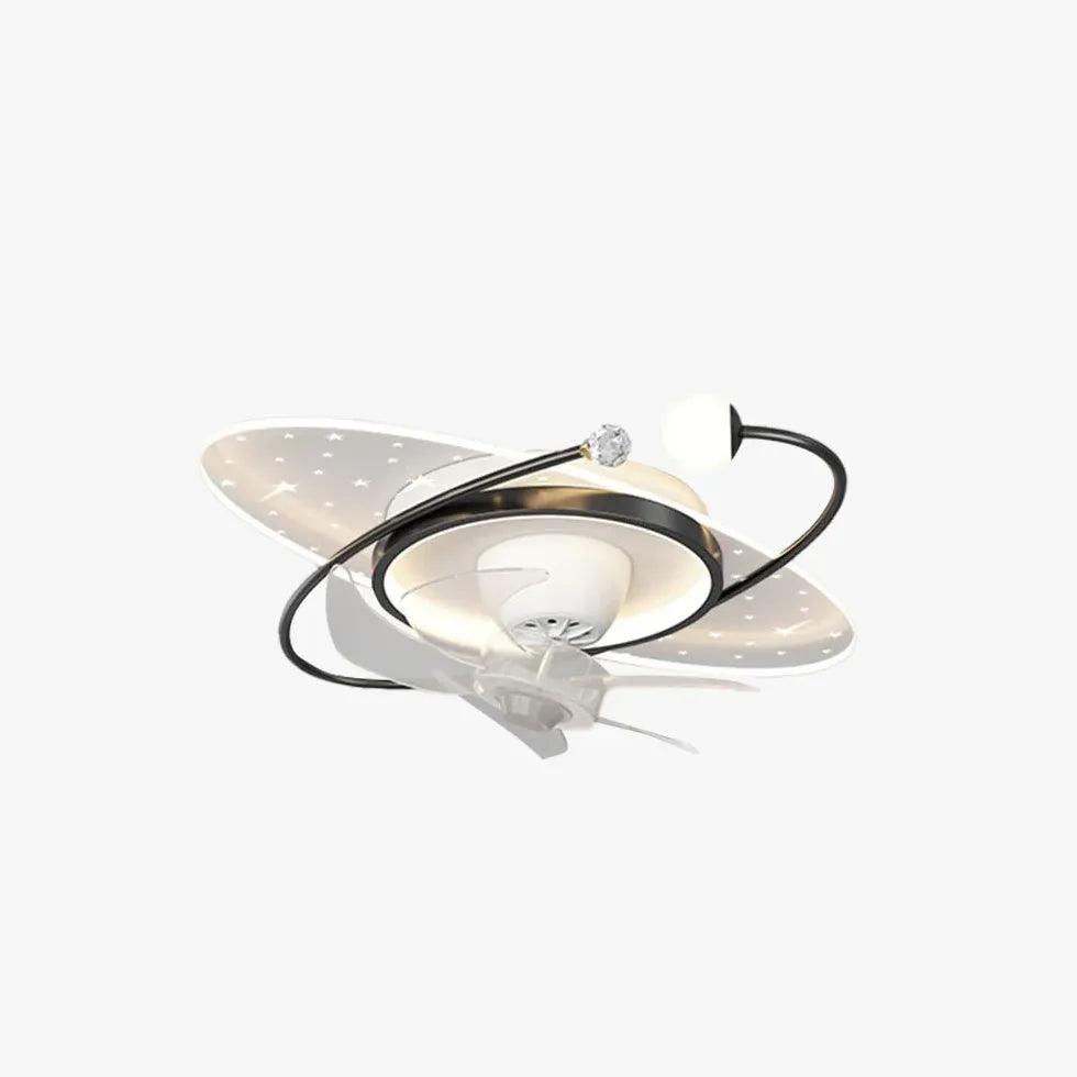 Moderne luxueuze sterrenlamp met plafondventilator | boxzora