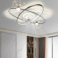 Moderne luxueuze sterrenlamp met plafondventilator | boxzora
