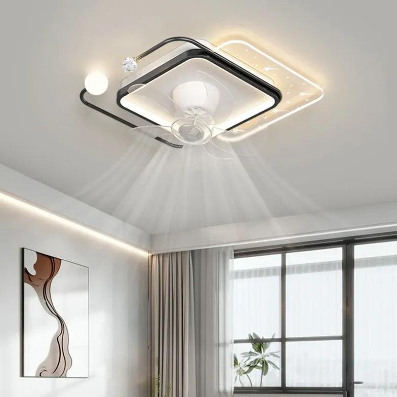 Modern Luxurious Starry Light with Ceiling Fan | boxzora