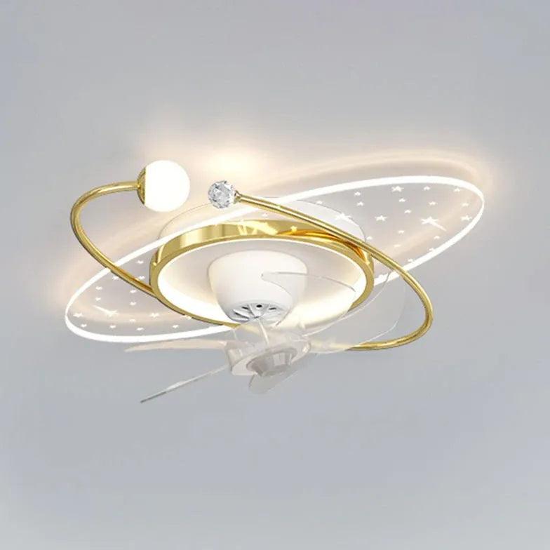 Modern Luxurious Starry Light with Ceiling Fan | boxzora