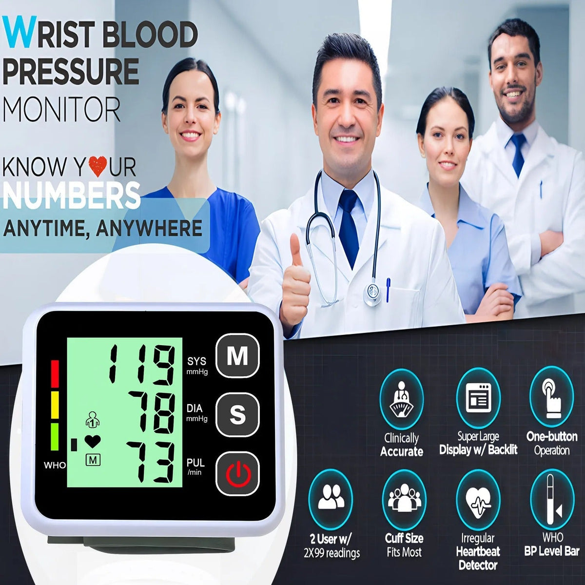 Blood Pressure Monitor – Accurate Measurement Readings