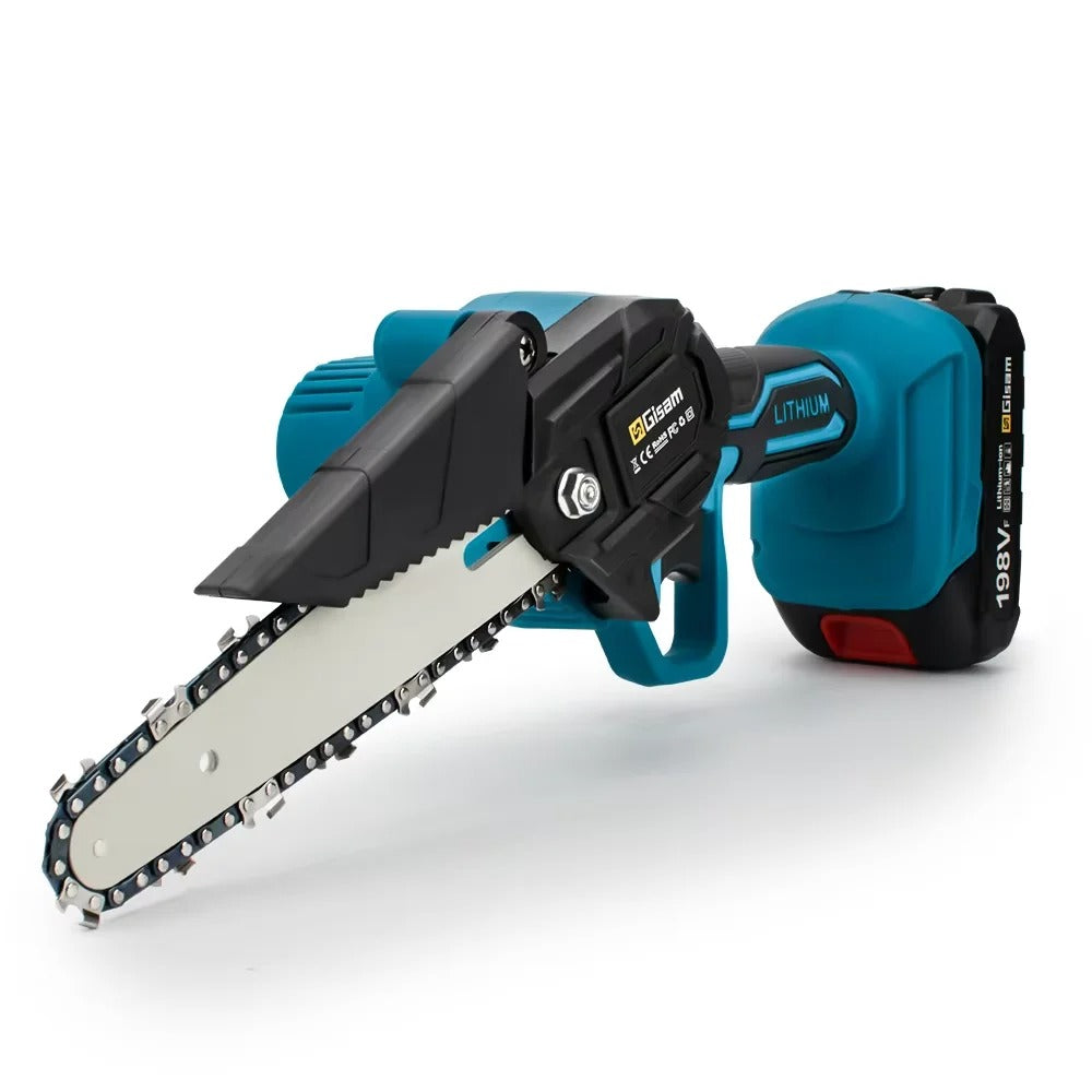 SharpCut 6” Cordless Chainsaw — Lightweight Ergonomic Design, Powerful Fast Cutting