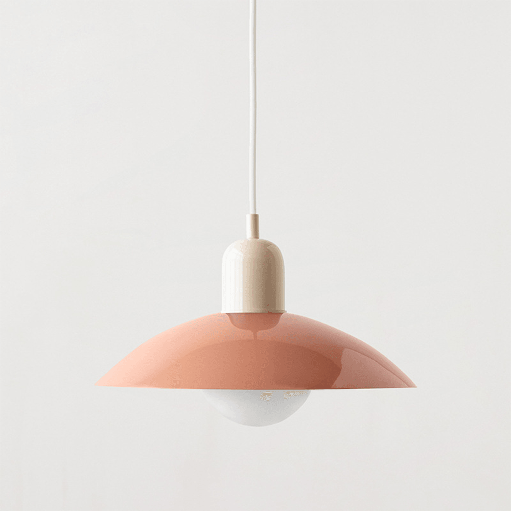 Nordycka minimalistyczna biała lampa wisząca chroniąca wzrok | boxzora