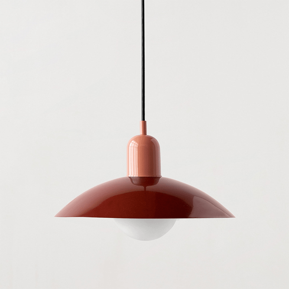 Nordycka minimalistyczna biała lampa wisząca chroniąca wzrok | boxzora