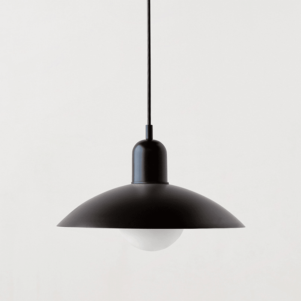Nordycka minimalistyczna biała lampa wisząca chroniąca wzrok | boxzora