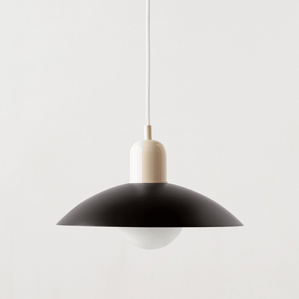 Nordycka minimalistyczna biała lampa wisząca chroniąca wzrok | boxzora
