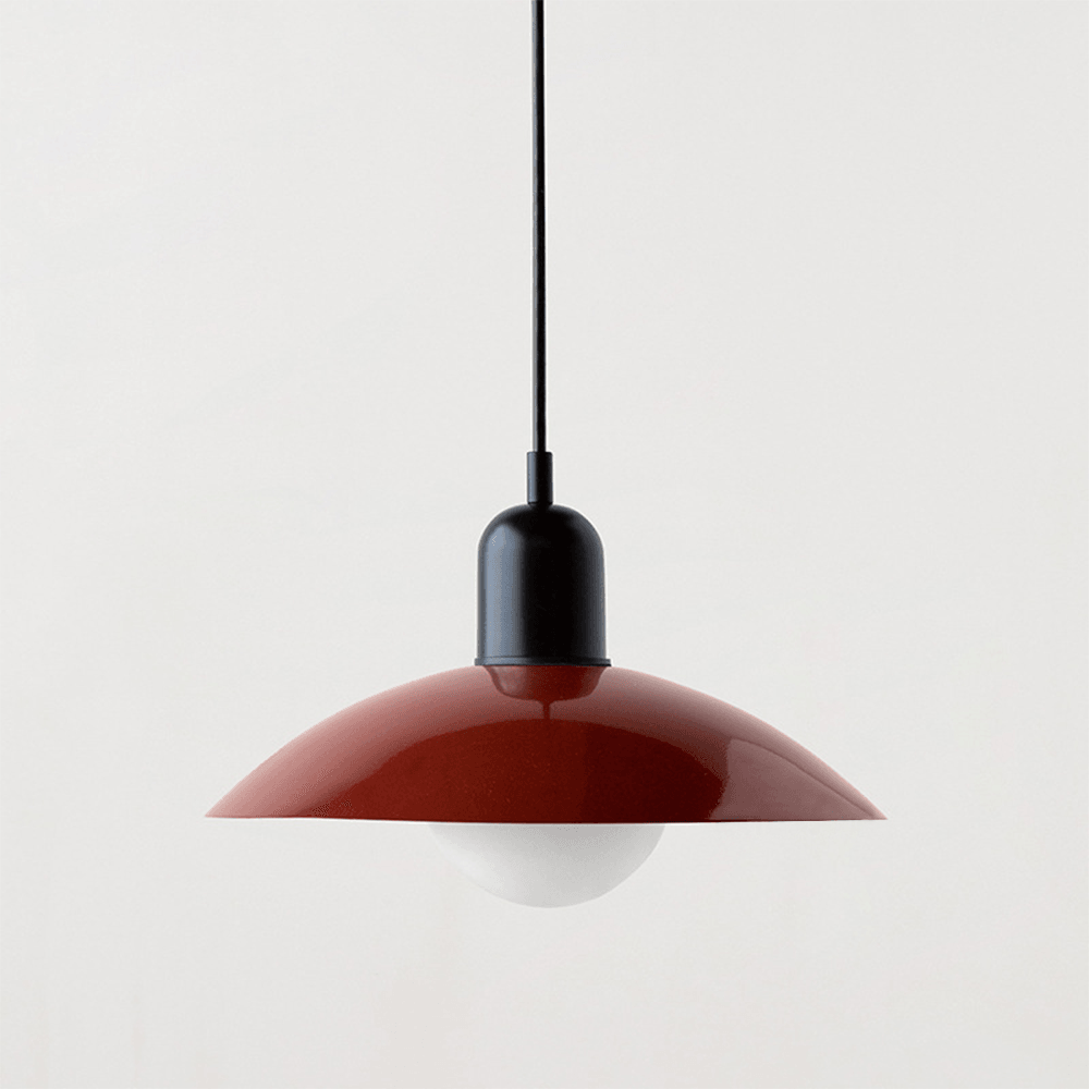 Nordycka minimalistyczna biała lampa wisząca chroniąca wzrok | boxzora