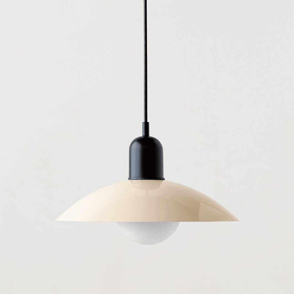 Nordycka minimalistyczna biała lampa wisząca chroniąca wzrok | boxzora