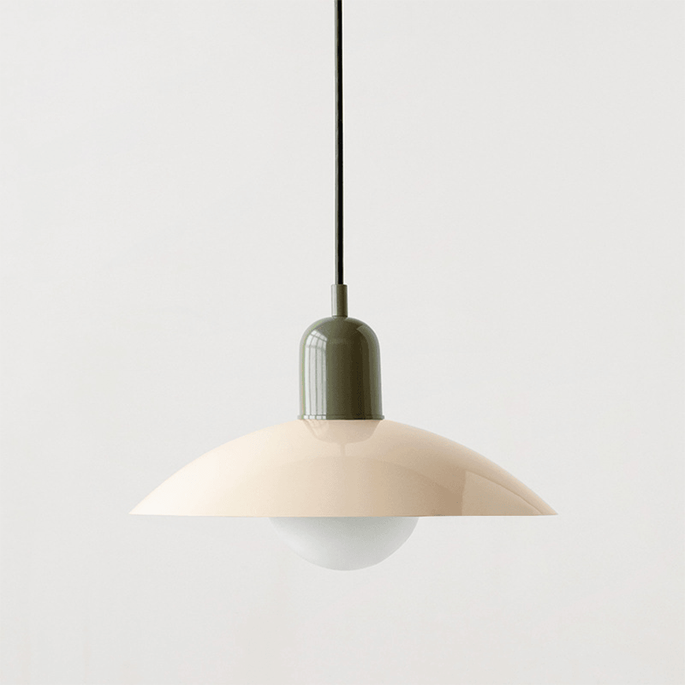 Nordycka minimalistyczna biała lampa wisząca chroniąca wzrok | boxzora