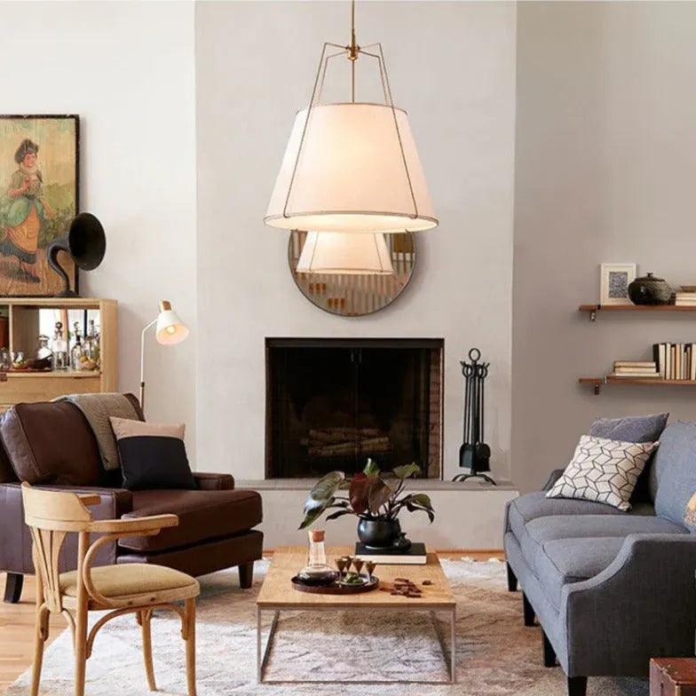 Luzes pendentes modernas em tecido com design chinês contemporâneo | boxzora