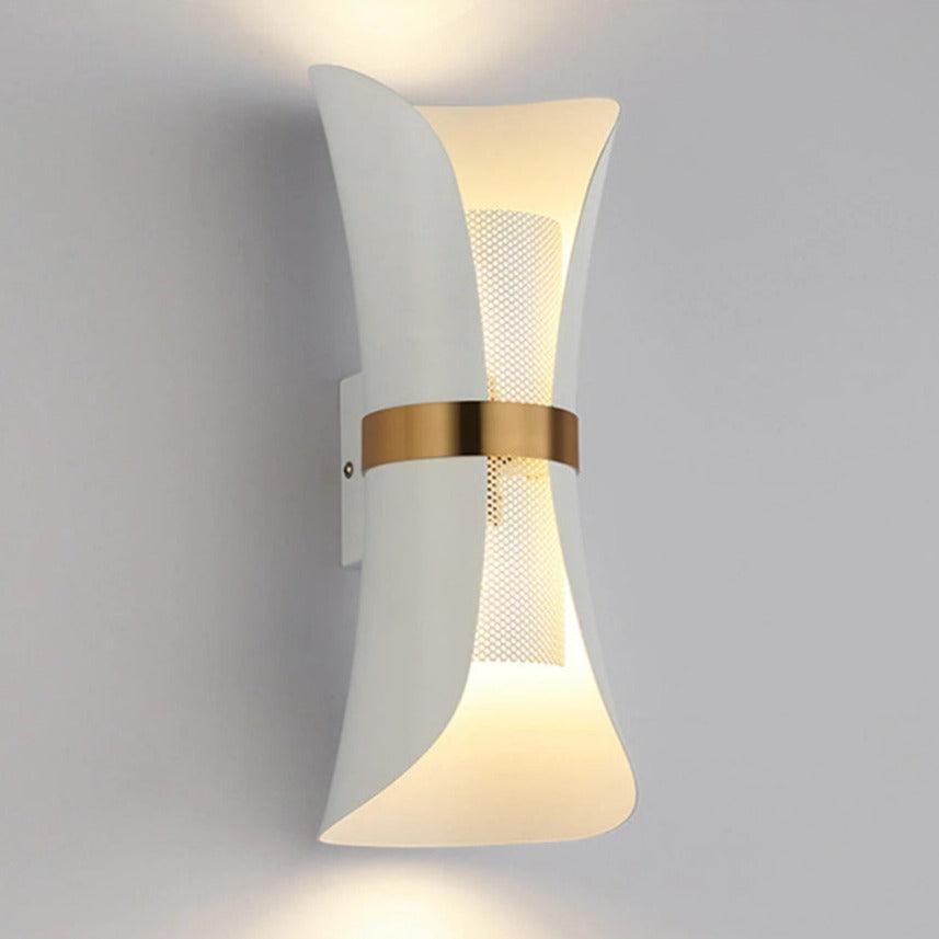 Nordiske timeglassformede doble vegglamper til soverommet | boxzora