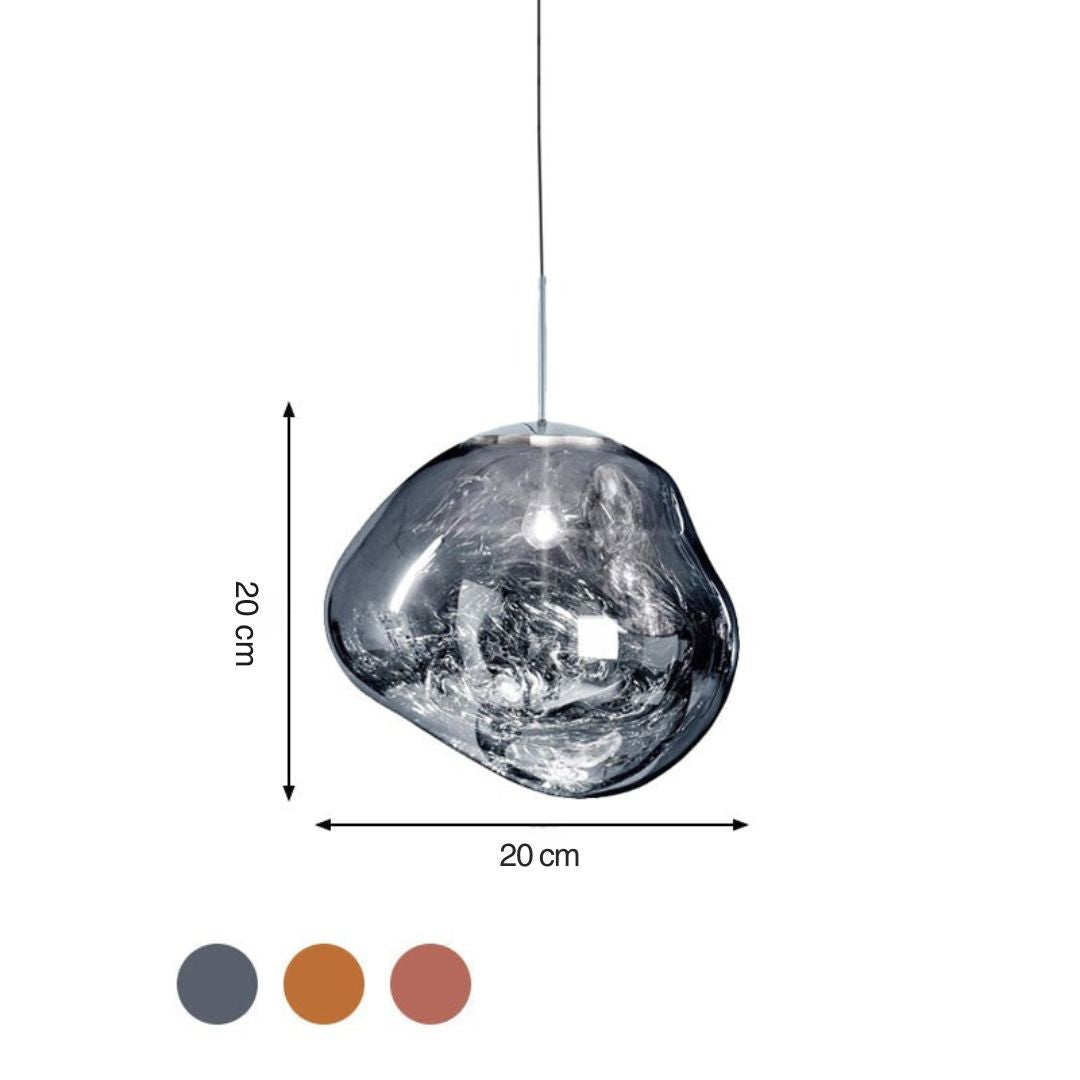 Nowoczesna lampa sufitowa LunaLux z akrylowym kloszem