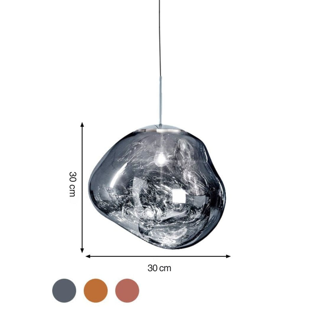 Nowoczesna lampa sufitowa LunaLux z akrylowym kloszem