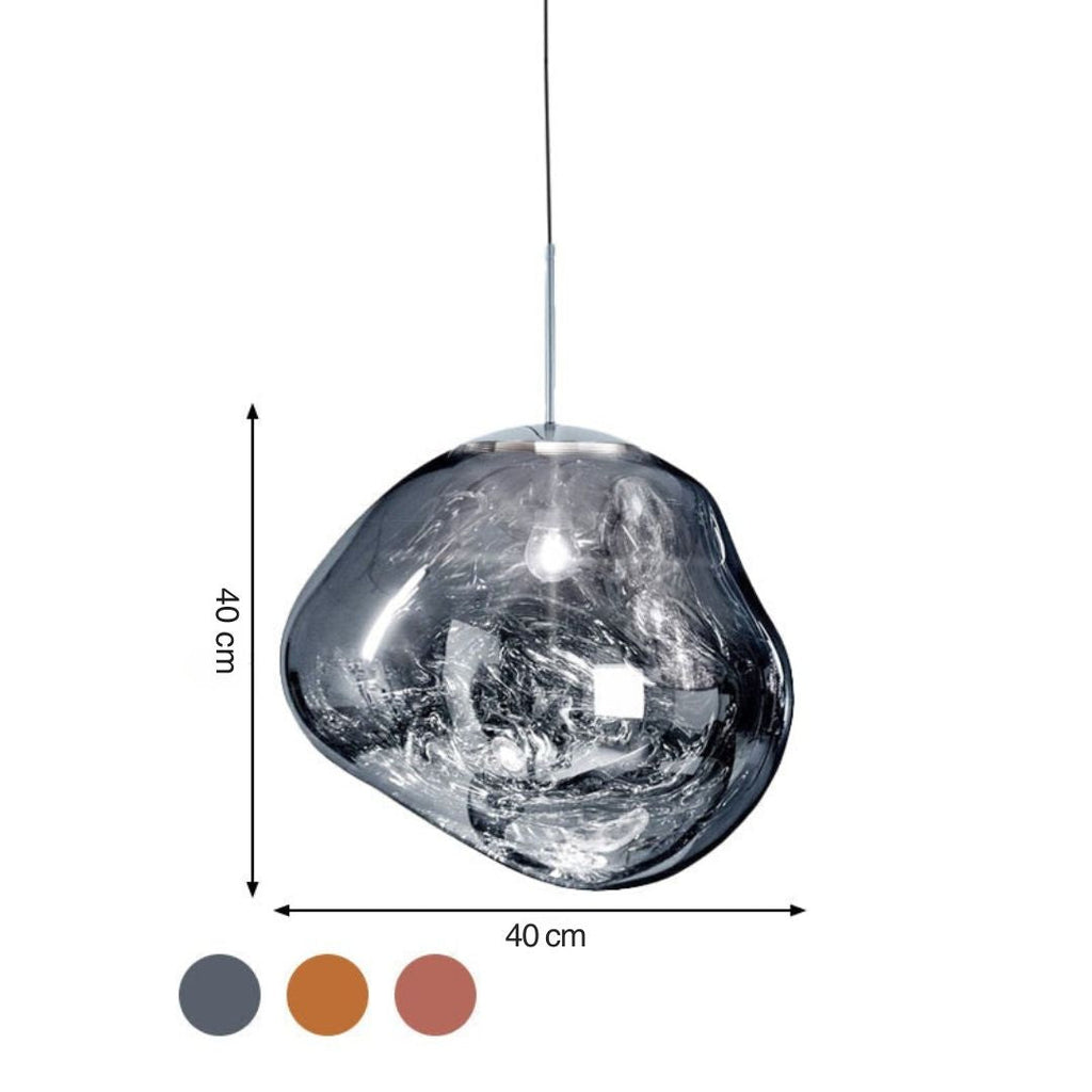 Nowoczesna lampa sufitowa LunaLux z akrylowym kloszem