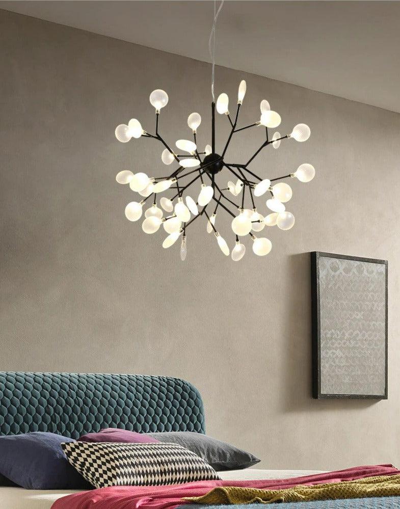Lustre LED tip licurici pentru sufragerie | boxzora