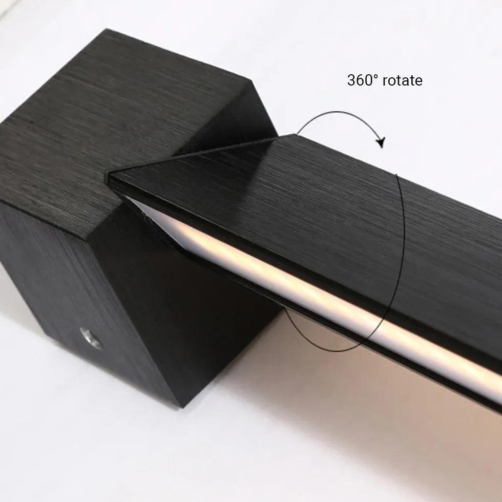 Minimalistyczna długa obrotowa lampa obrazowa do korytarza | boxzora