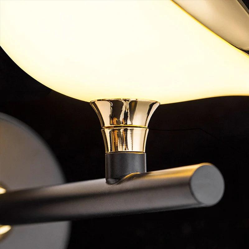 Nordisk vegglampe med skjærefugl til stuen | boxzora
