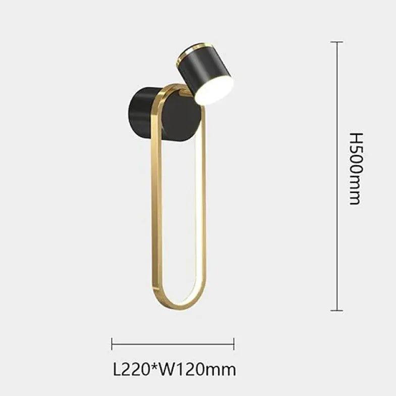 LED-vägglampa med astrotecken för sovrummet | boxzora