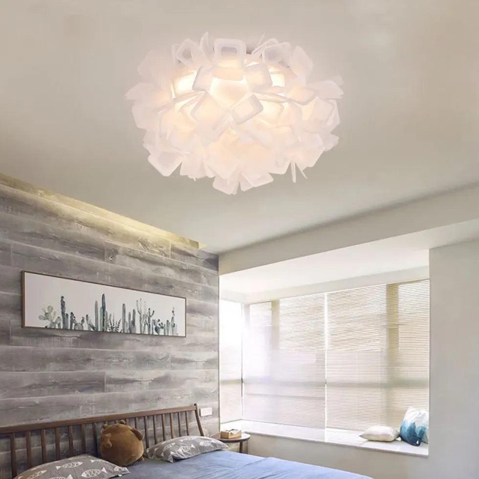 Modern Acrylic Petal Ceiling Lighting for Bedroom | boxzora