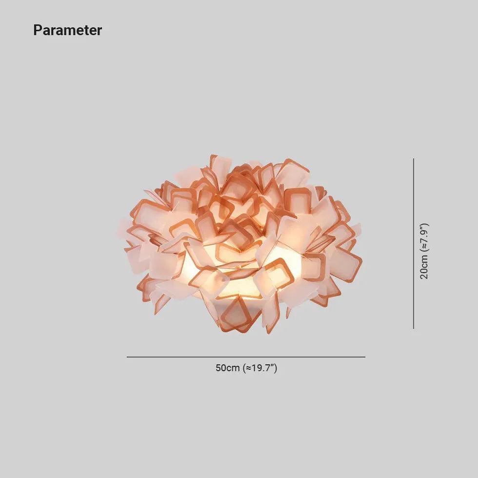 Modern Acrylic Petal Ceiling Lighting for Bedroom | boxzora