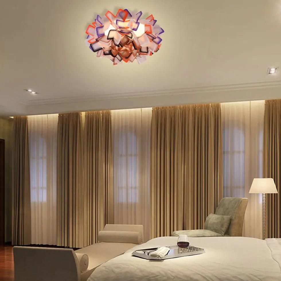 Modern Acrylic Petal Ceiling Lighting for Bedroom | boxzora
