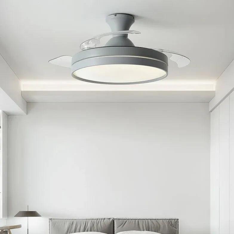Ventoinha de teto nórdica com luz para um fluxo de ar silencioso | boxzora