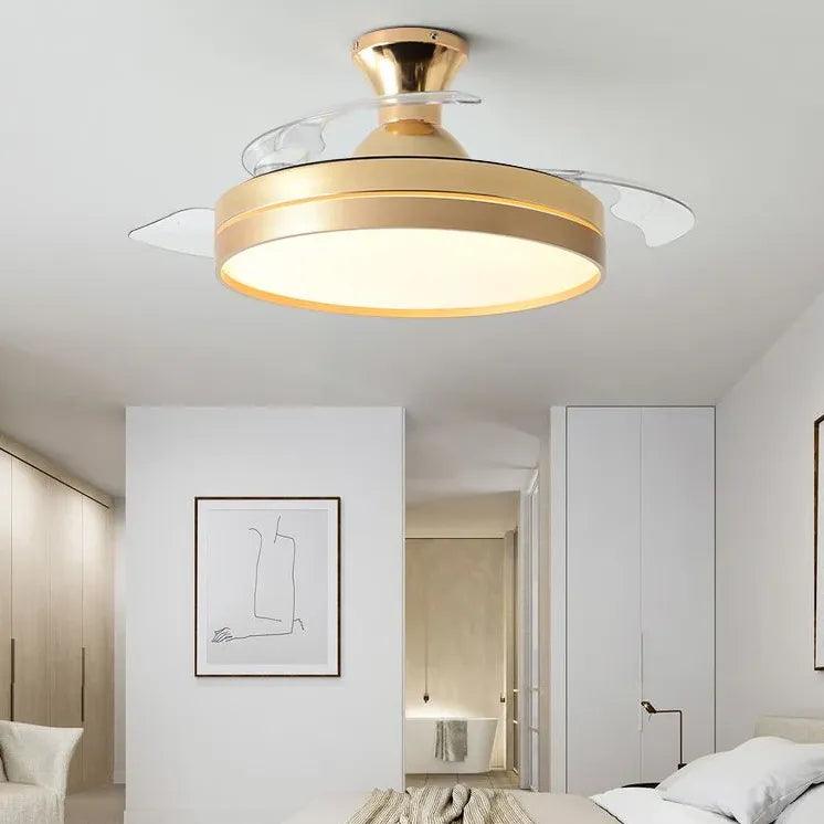 Ventoinha de teto nórdica com luz para um fluxo de ar silencioso | boxzora