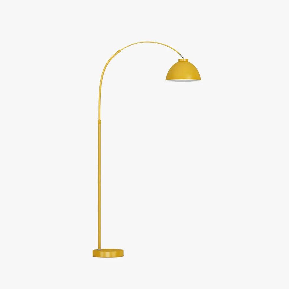 Lampada da terra nordica ad arco per soggiorno | boxzora