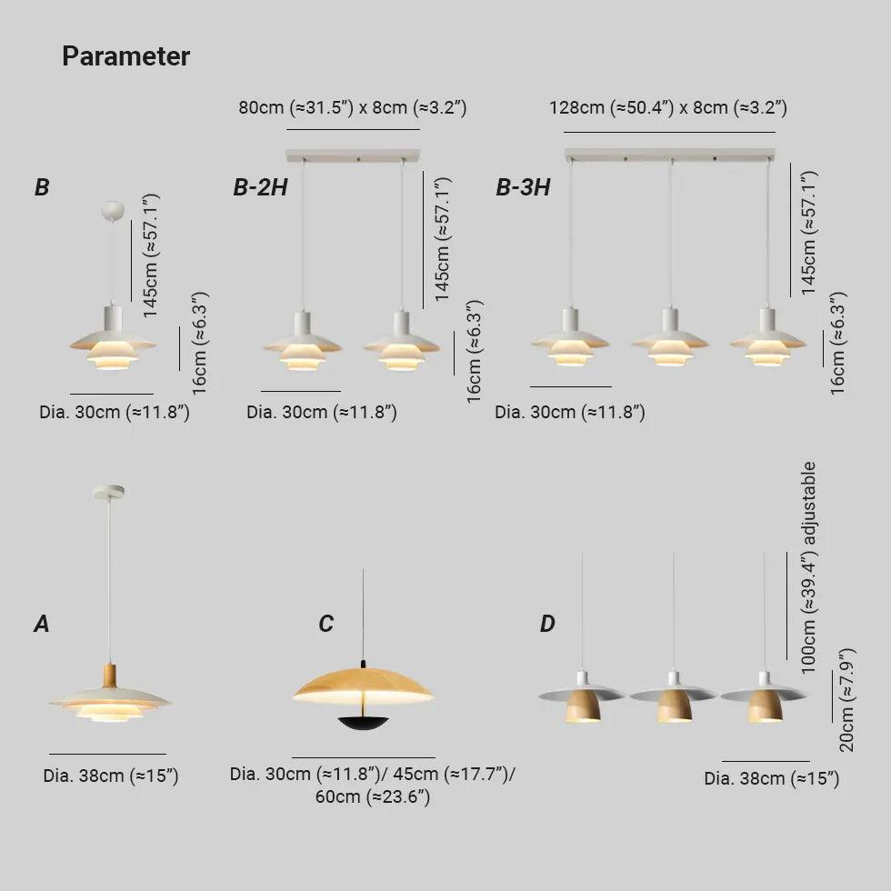 Moderne energieffektiv LED-pendellampe til spisestue | boxzora