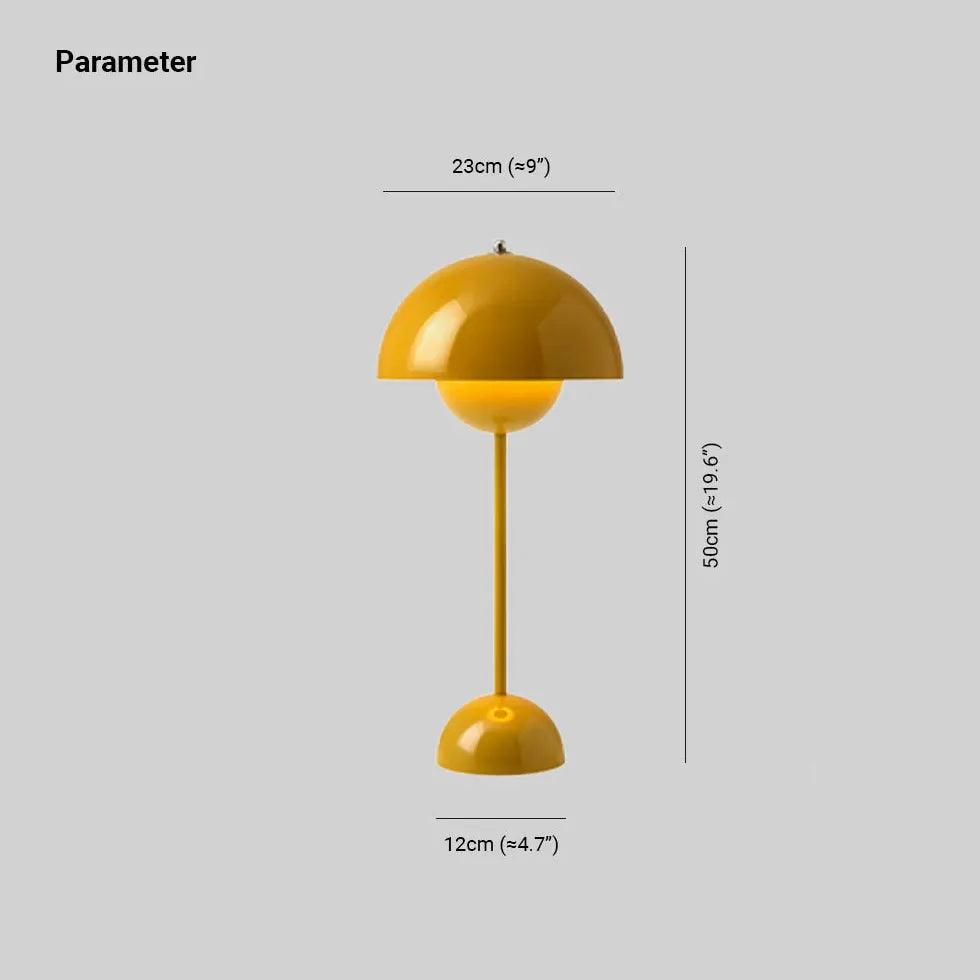 Lampe de table LED demi-lune style macaron | boxzora