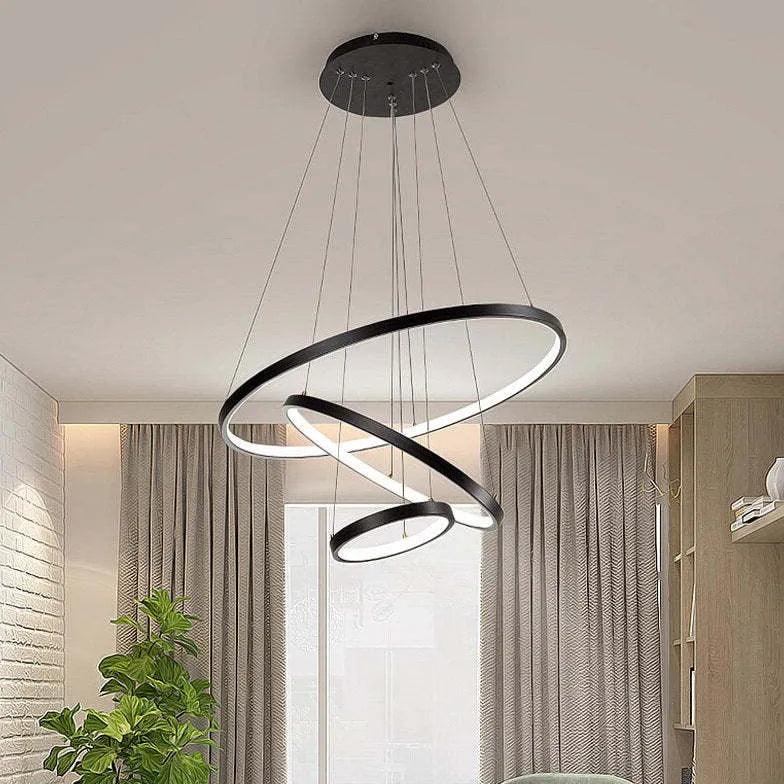 Minimalistyczna okrągła lampa wisząca do jadalni | boxzora