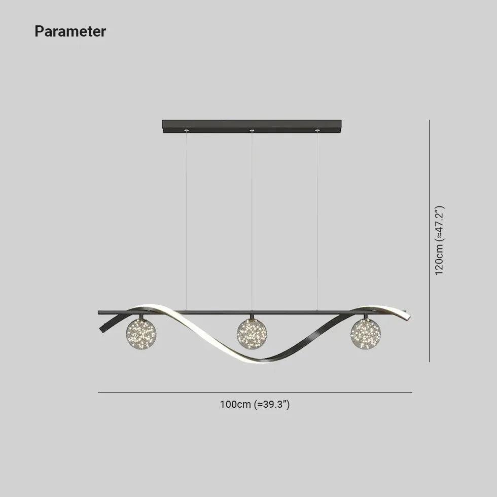 Minimalistische glazen hanglamp voor de eettafel | boxzora