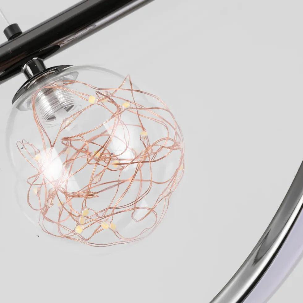 Minimalistische glazen hanglamp voor de eettafel | boxzora