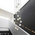 Suspension moderne minimaliste en verre cristal | boxzora