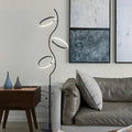 Candeeiro de pé LED minimalista com vários anéis para sala de estar | boxzora