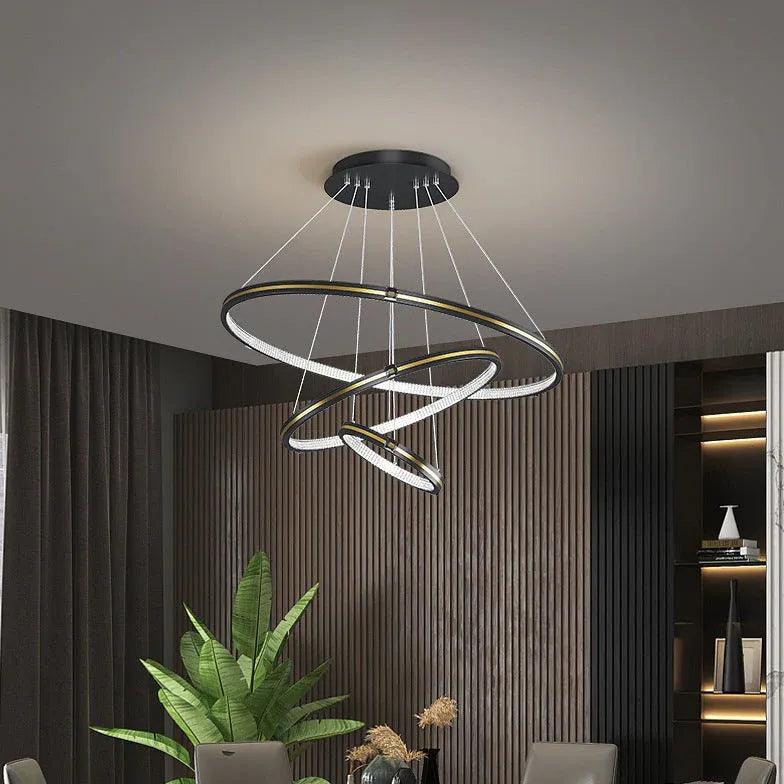 Modern Minimalist Style LED Hoop Pendant Light | boxzora