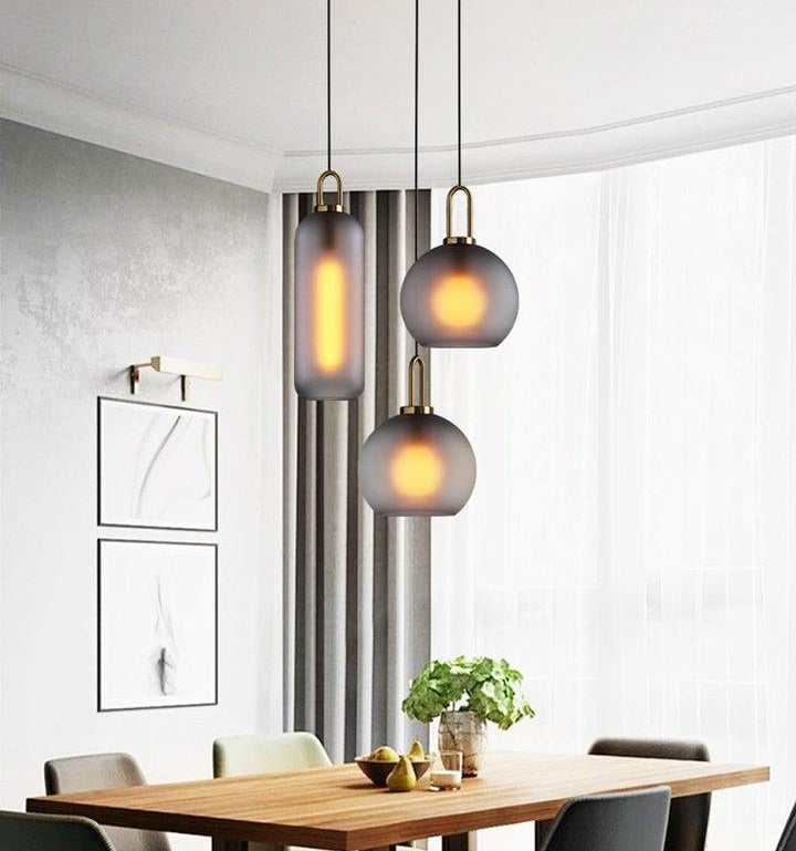 Nordisk pendellampe i klart glas | boxzora