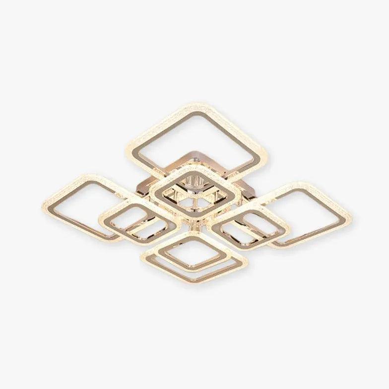 Plafonniers LED modernes rectangulaires en acrylique | boxzora