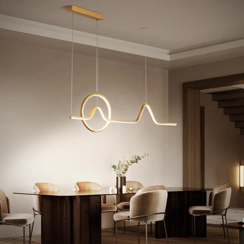 Suspension linéaire moderne minimaliste pour cuisine | boxzora