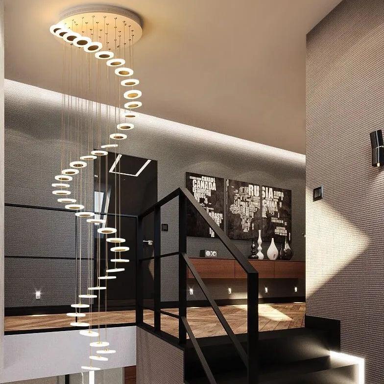Araña de escalera giratoria moderna | boxzora