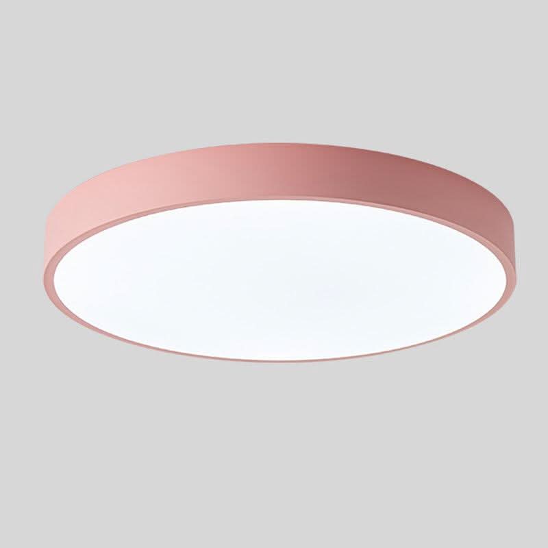 Plafonnier LED Macaron en bois – Design nordique de 23–30cm