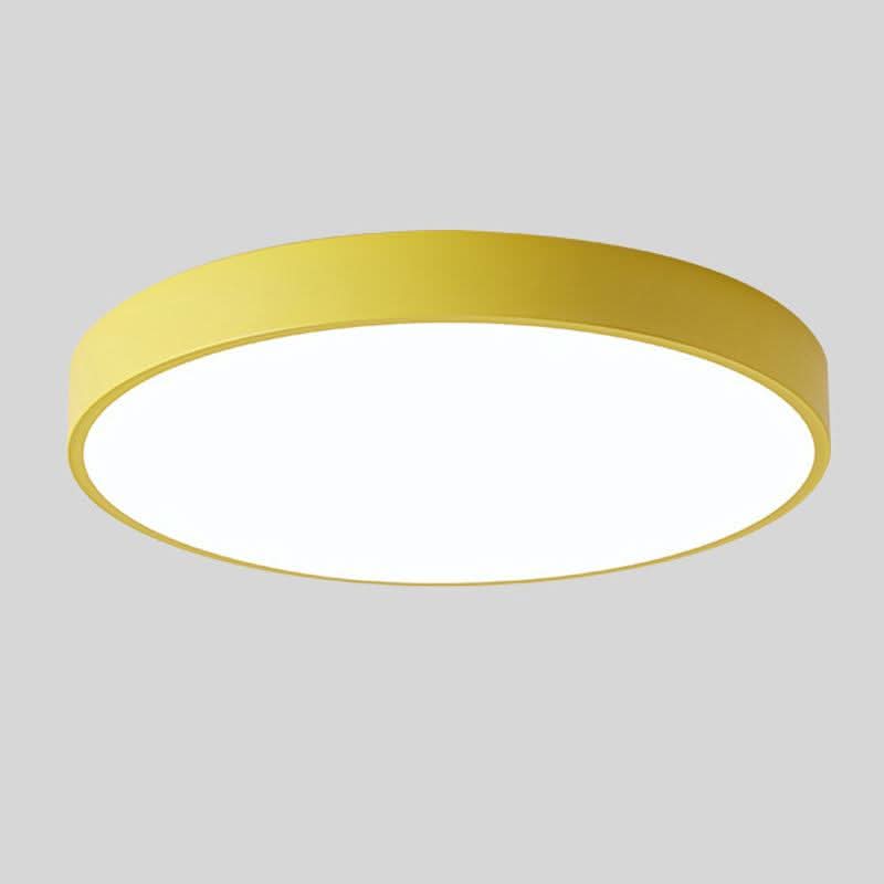 Plafonnier LED Macaron en bois – Design nordique de 23–30cm