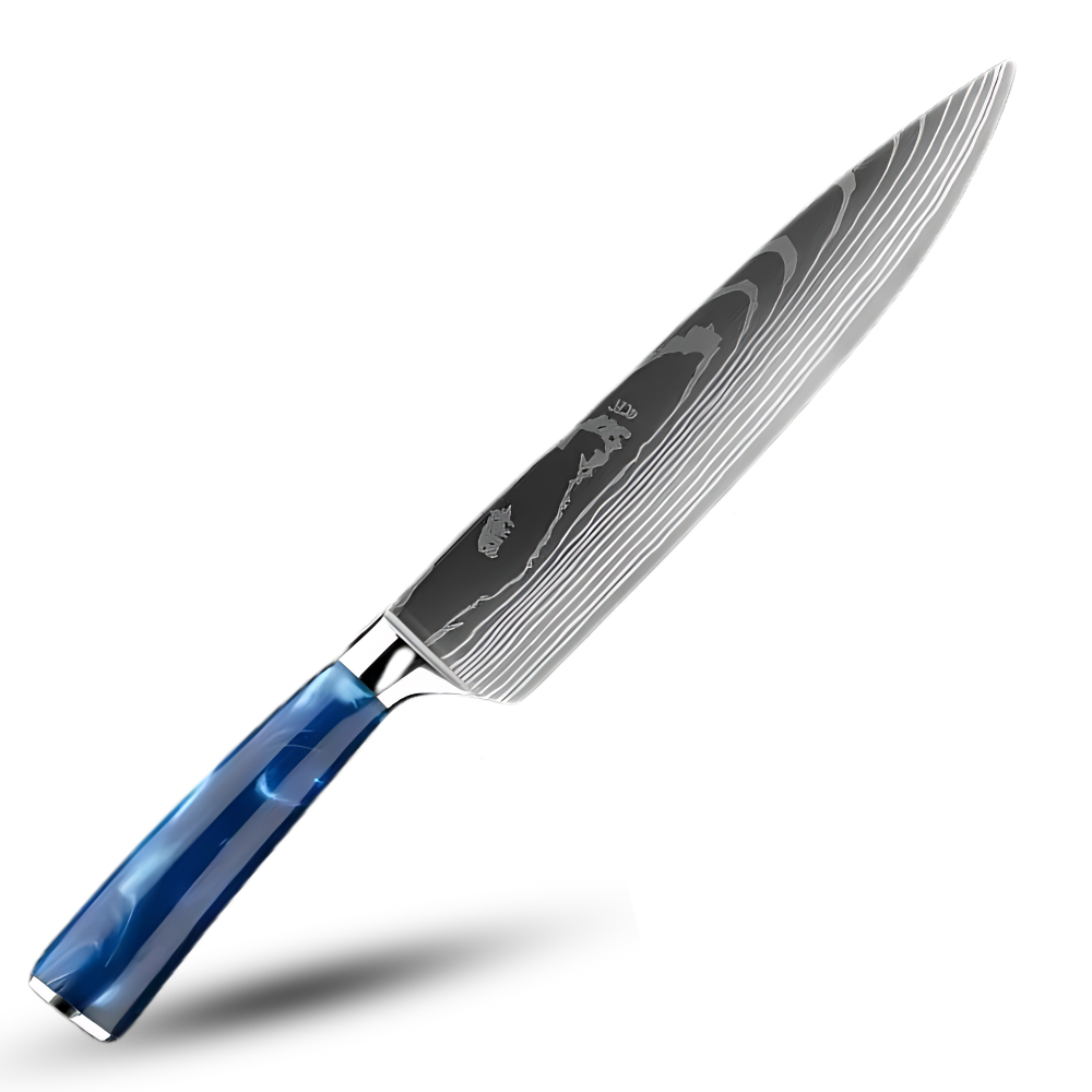 Ocean Blue Premium Japanese Kitchen Knife Set