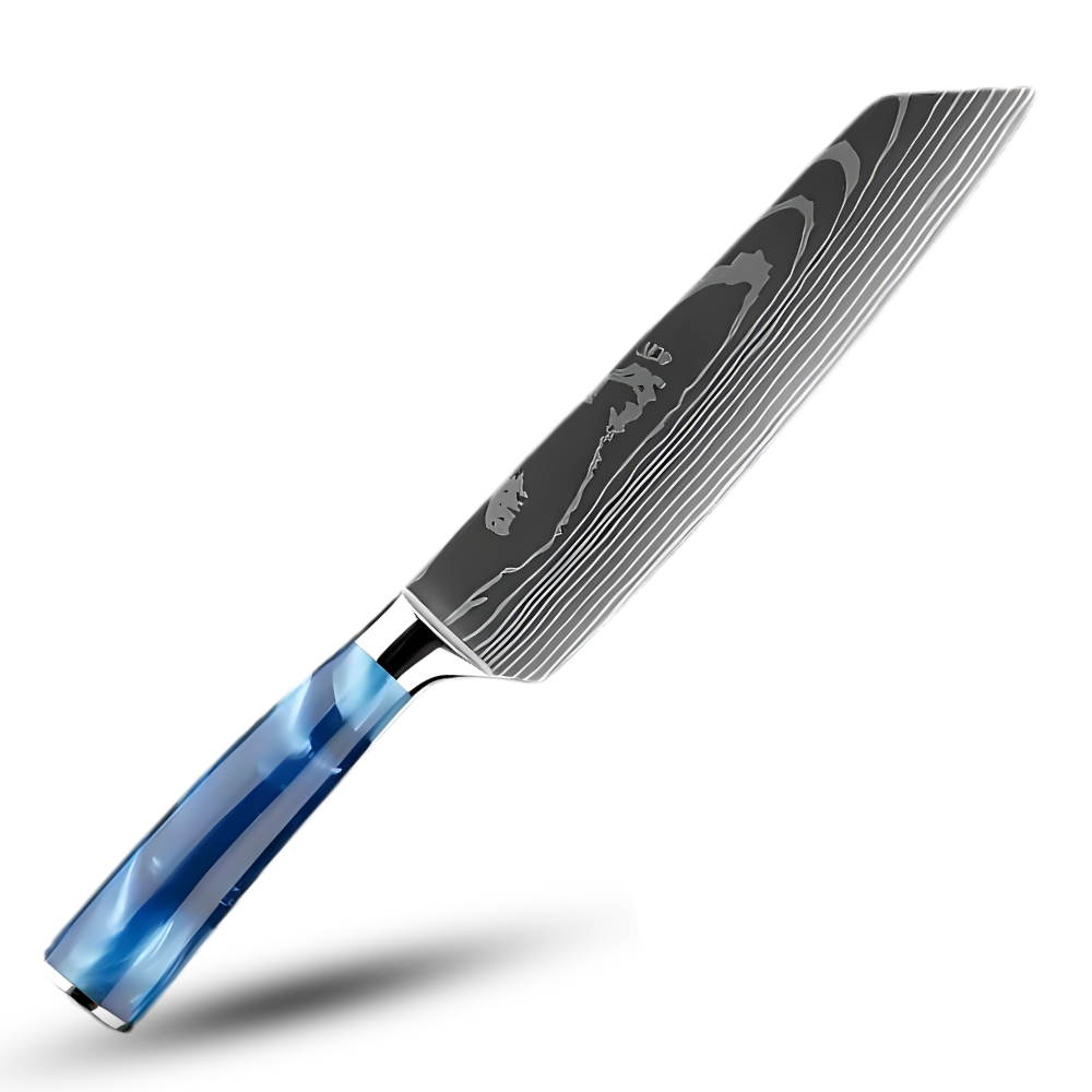 Ocean Blue Premium Japanese Kitchen Knife Set