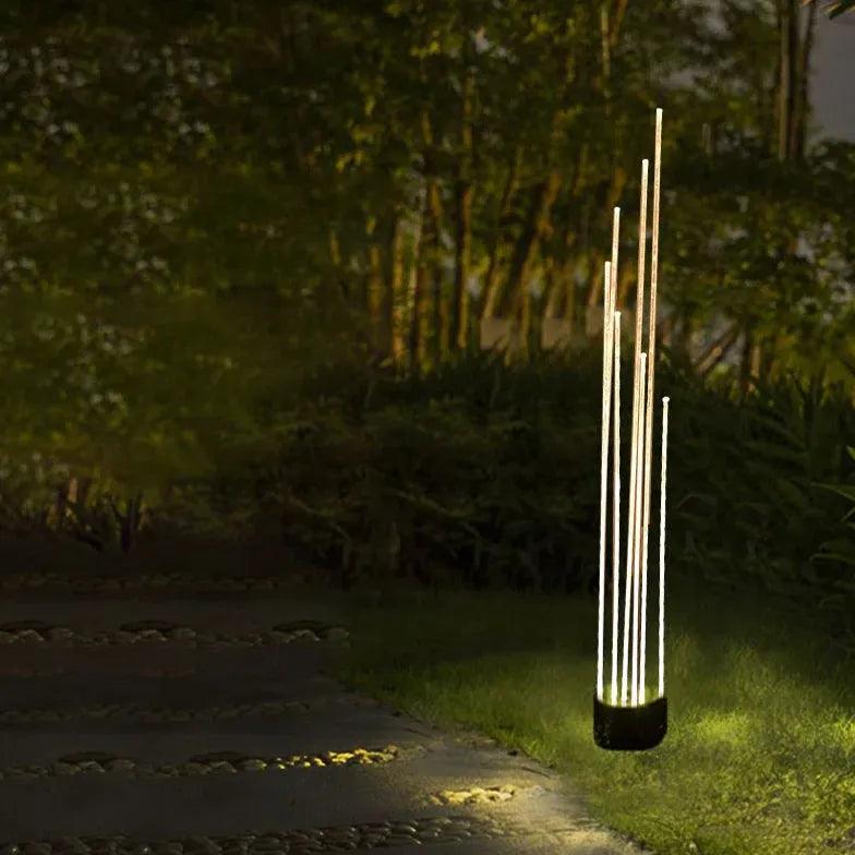 Lampă LED de sol din acril, tip trestie, pentru exterior și terasă | boxzora