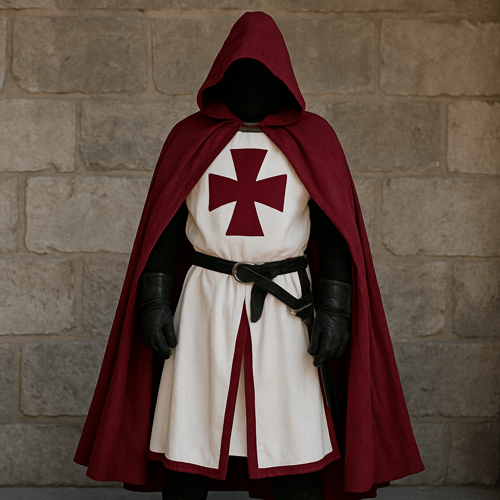 Completo da cavaliere templare ORDERIX — Costume storico medievale